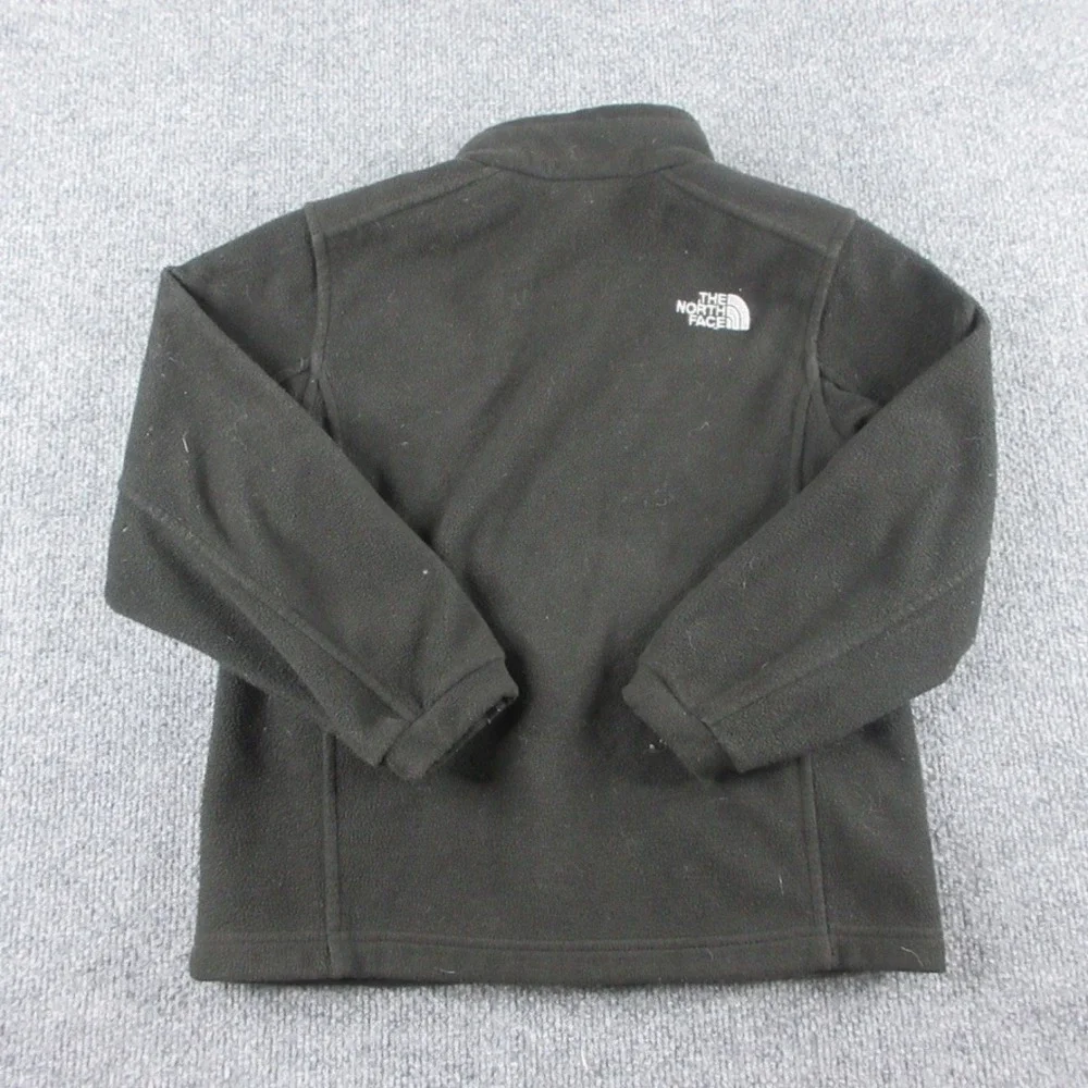 The North Face Jacket Youth S? Black Full Zip Fleece Outdoors Hiking Boys